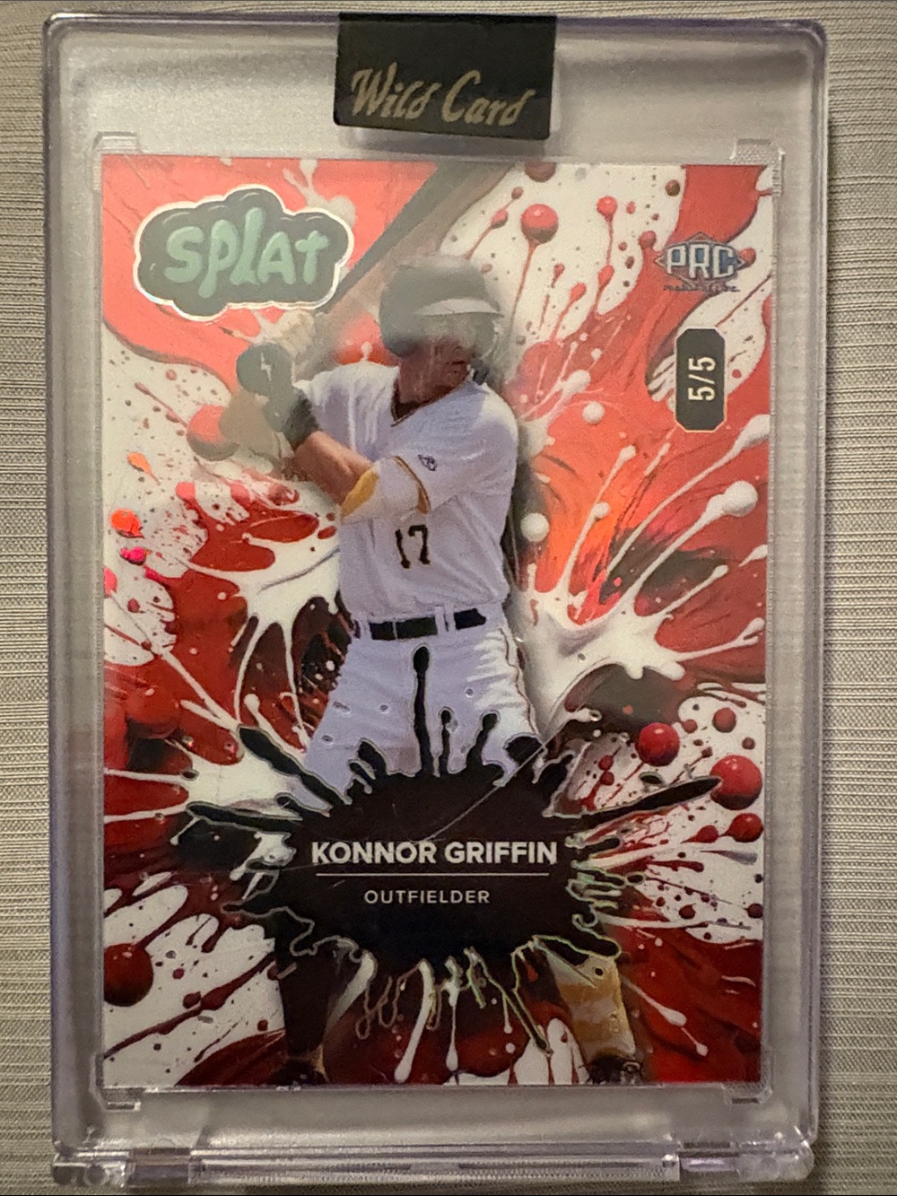 Konner Griffin baseball card